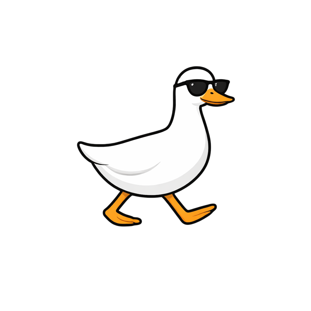 QuackWear duck mascot